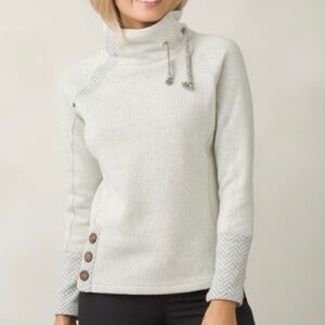 Prana Lucia wool blend sweater, Natural, XS